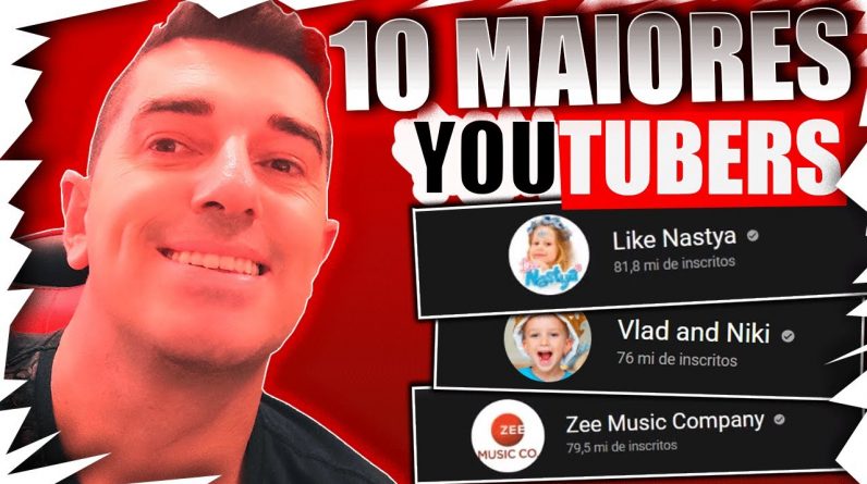 Top 10 Maiores Canais de Youtube do Mundo . Conheça os Maiores