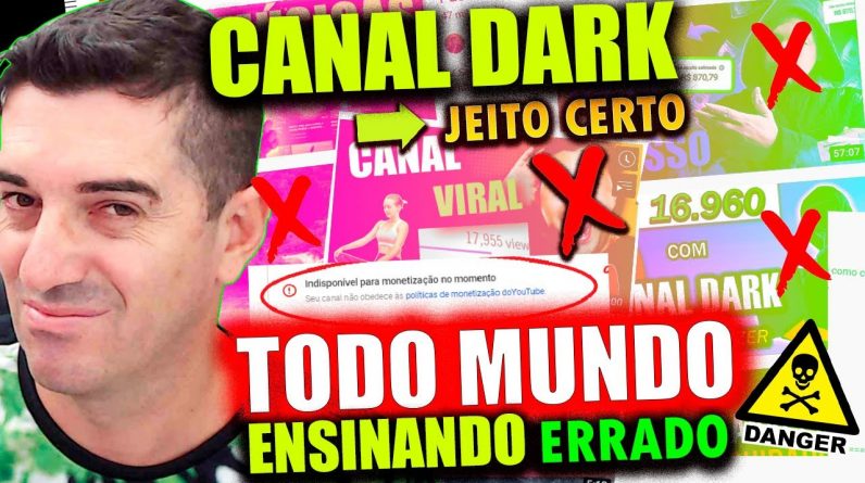 Como Criar um Canal Dark no Youtube Atualizado 2022 (SUPER TUTORIAL COMPLETO PASSO A PASSO)