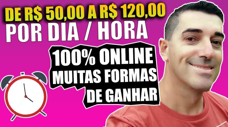 NOVO! R$ 100,00 A CADA HORA, Prestando Serviços a Terceiros online. GANHAR DINHEIRO DE VERDADE.