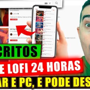 Saiu!! Como Ganhar Mais Inscritos no Youtube? Fazendo Live Infinita de Lofi Hip Hop 24 Horas Celular