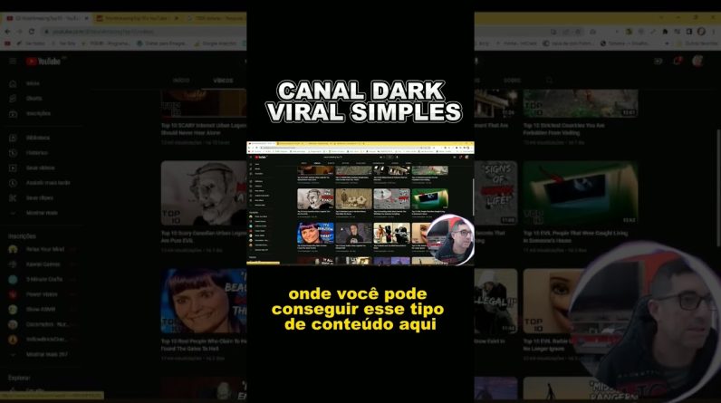 Canal dark Viral Simples #canaldark