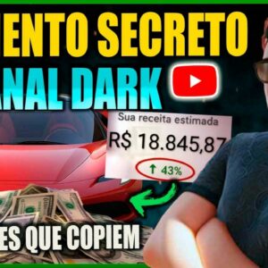 [CORRE] REVELEI Novo nicho DE Canal Dark INÉDITO Que todo MUNDO Vai querer FAZER Depois desse VÍDEO