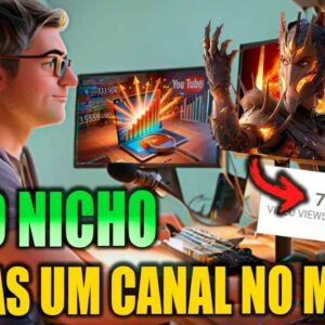 DESCOBRI UM CANAL DARK INÉDITO MILIONÁRIO pra Fazer e Viralizar Hoje