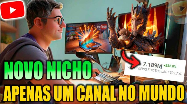 DESCOBRI UM CANAL DARK INÉDITO MILIONÁRIO pra Fazer e Viralizar Hoje