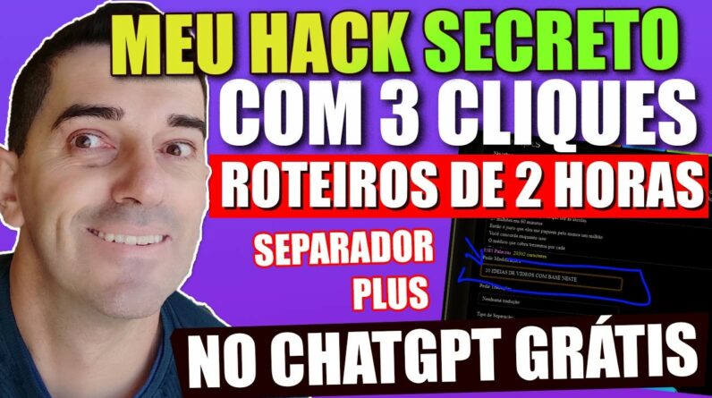 RoteIrOs gIgAntEs: cOmO cRiar cOntEÚdo ÚnIcO No YouTube | Faça o ChatGPT seu escravo