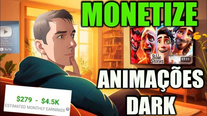 COMO MONETIZAR animação BIBLICA E religiosa ESTILO DISNEY pixar GRATUITAMENTE