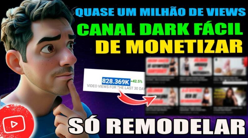 Canais Dark SECRETOS para Remodelar e MONETIZAR muito Rápido