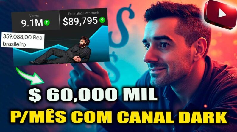 [R$ 359.088,00] Por mês com Canal Dark - ELE FEZ E ENSINOU TUDO