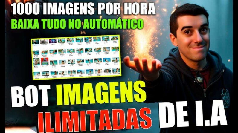 Automação PICLUMEN para CRIAR imagens iLIMITADAS e BAIXAR