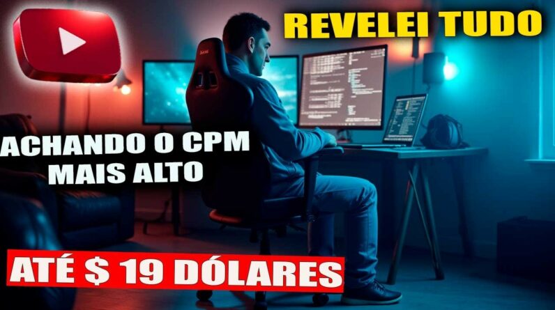 $ 19 dólares de CPM | Como acertar e ganhar mais na monetização de Canal Dark