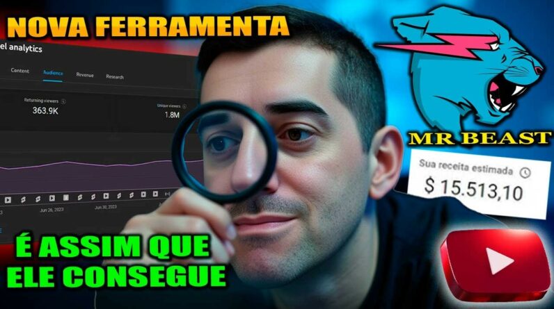 REVELA TUDO! É essa ferramenta que o Mr. Beast usa para CRESCER de forma INSANA