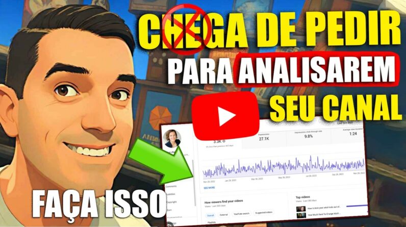 Analisa meu Canal? Chega disso. , Agora A INTELIGÊNCIA ARTIFICIAL IRÁ ANALISAR